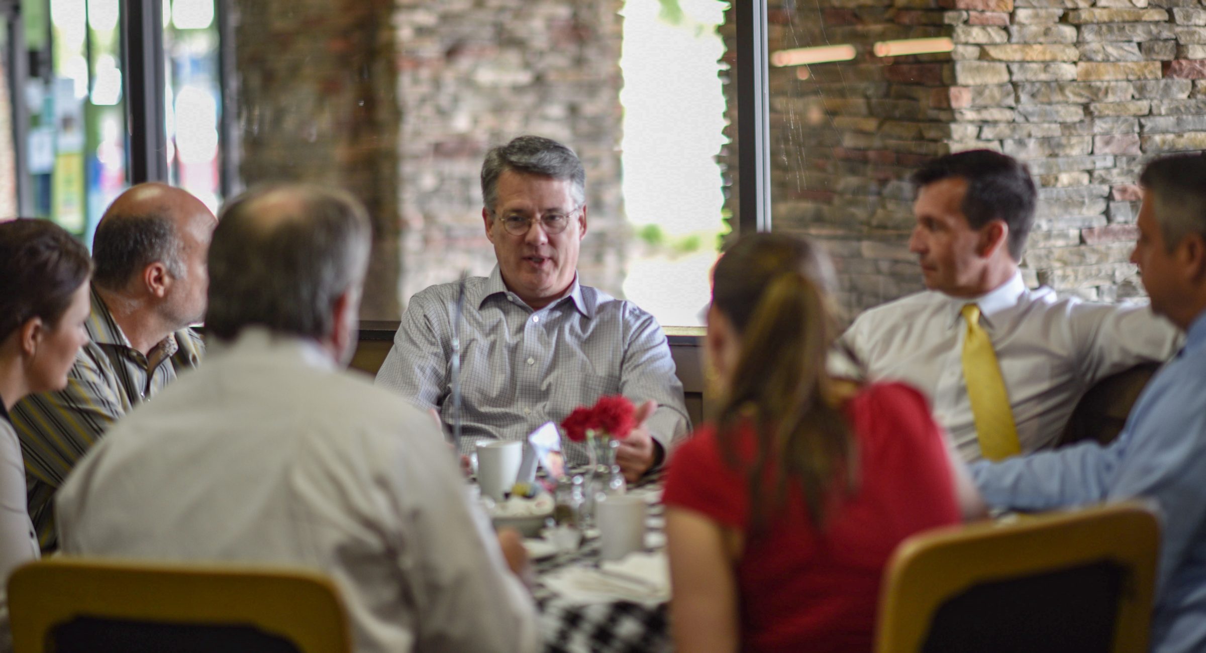 Gary at round table